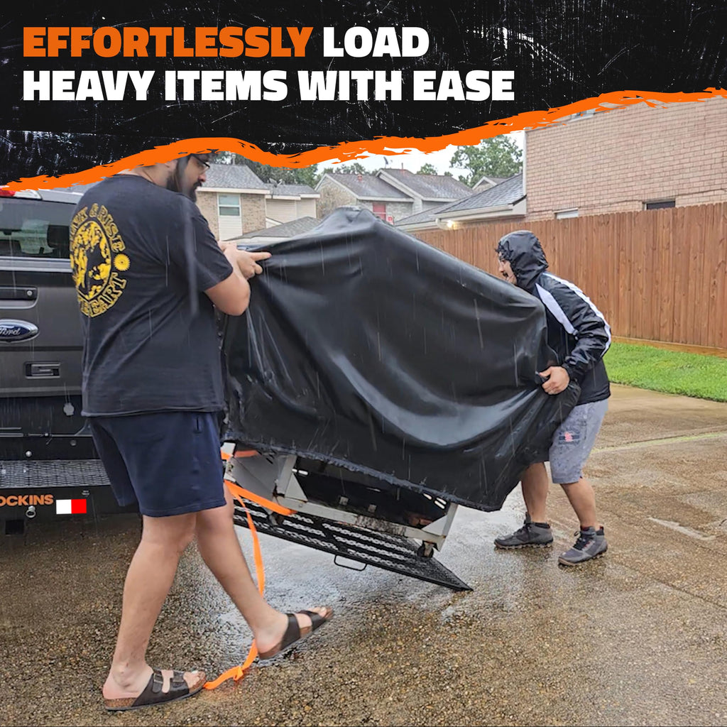 500lb Capacity Trailer Hitch Cargo Carrier with Ramp L3942