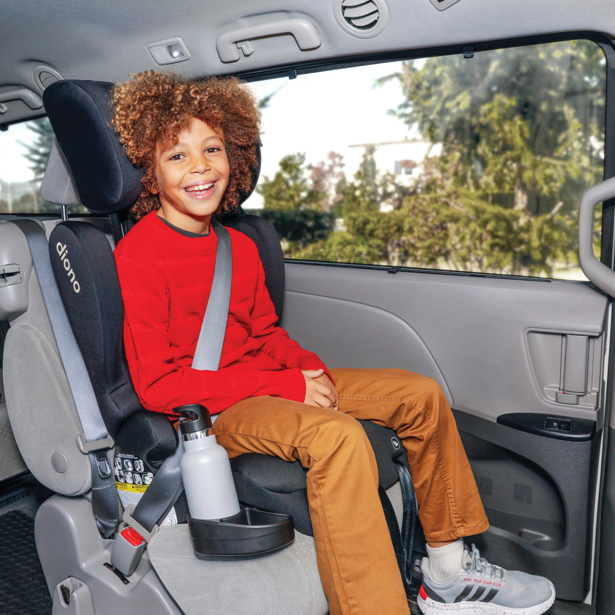 2-in-1 Belt Positioning Booster Seat, Black G4114