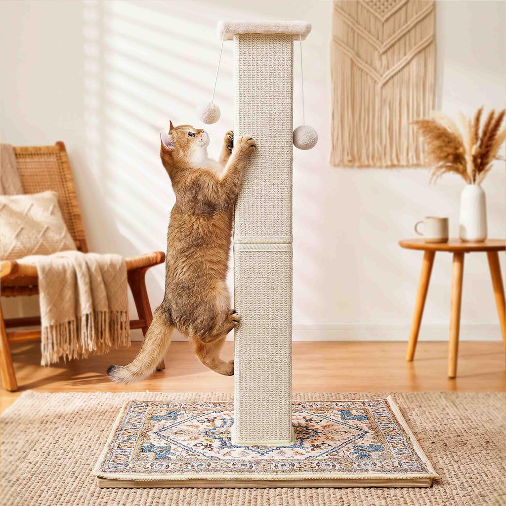 Tall Cat Scratching Post with Carpet I21984