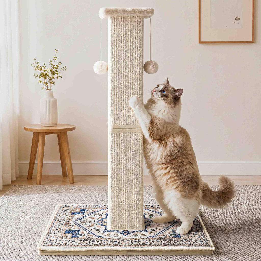 Tall Cat Scratching Post with Carpet I21984