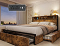Queen Bed Frame with 6 Storage Drawers Z223538